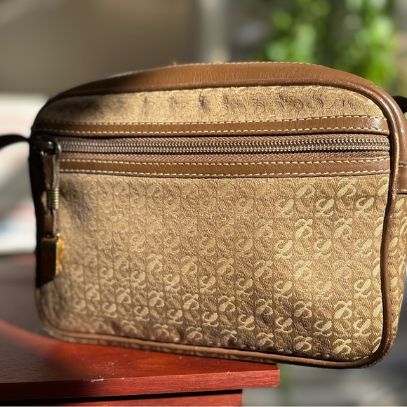 Vintage Loewe Signature Logo Canvas Crossbody | Rare | Excellent Condition - Picture 9 of 12